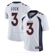 Camiseta NFL Game Denver Broncos 3 Drew Lock Blanco