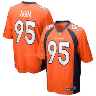 Camiseta NFL Game Denver Broncos Mctelvin Agim 95 Naranja