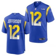 Camiseta NFL Game Los Angela Rams Van Jefferson 2020 Azul