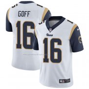 Camiseta NFL Game Los Angeles Rams 16 Jared Goff Blanco