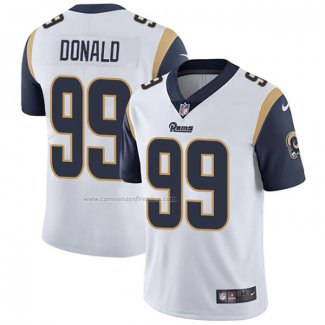 Camiseta NFL Game Los Angeles Rams 99 Aaron Donald Blanco