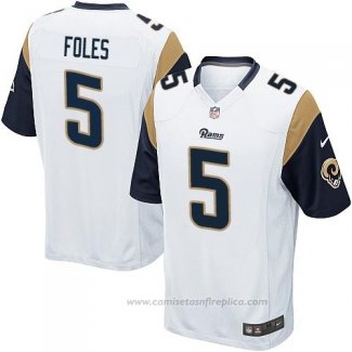 Camiseta NFL Game Los Angeles Rams Foles Blanco