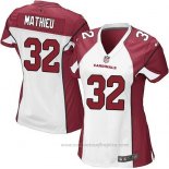 Camiseta NFL Game Mujer Arizona Cardinals Mathieu Blanco Rojo