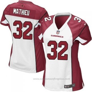 Camiseta NFL Game Mujer Arizona Cardinals Mathieu Blanco Rojo