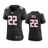 Camiseta NFL Game Mujer Atlanta Falcons Keanu Neal Throwback 2020 Negro