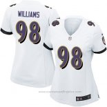 Camiseta NFL Game Mujer Baltimore Ravens Williams Blanco