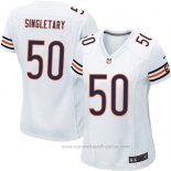 Camiseta NFL Game Mujer Chicago Bears Singletary Blanco