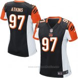 Camiseta NFL Game Mujer Cincinnati Bengals Atkins Negro