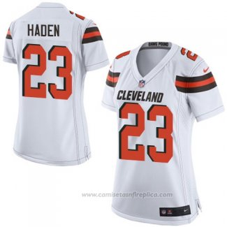 Camiseta NFL Game Mujer Cleveland Browns Haden Blanco