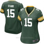 Camiseta NFL Game Mujer Green Bay Packers Starr Verde Militar