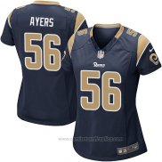 Camiseta NFL Game Mujer Los Angeles Rams Ayers Negro