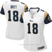 Camiseta NFL Game Mujer Los Angeles Rams Britt Blanco