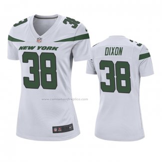 Camiseta NFL Game Mujer New York Jets Kenneth Dixon Blanco