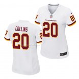 Camiseta NFL Game Mujer Washington Redskins Landon Collins Blanco