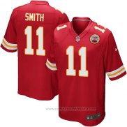 Camiseta NFL Game Nino Kansas City Chiefs Smith Rojo