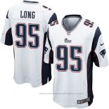 Camiseta NFL Game Nino New England Patriots Long Blanco