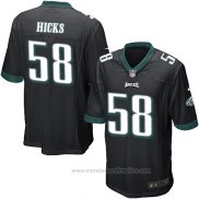 Camiseta NFL Game Nino Philadelphia Eagles Hicks Negro