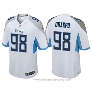 Camiseta NFL Game Tennessee Titans Brian Orakpo 2018 Blanco