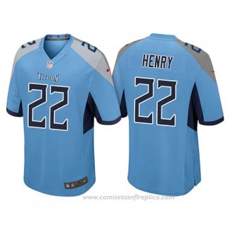 Camiseta NFL Game Tennessee Titans Derrick Henry Light 2018 Azul