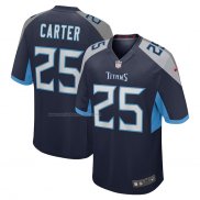 Camiseta NFL Game Tennessee Titans Jamal Carter Azul