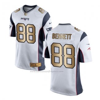 Camiseta NFL Gold Game New England Patriots Bennett Blanco