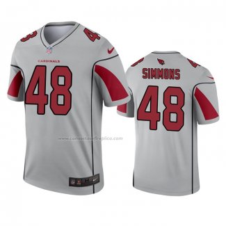 Camiseta NFL Legend Arizona Cardinals Isaiah Simmons Inverted Gris