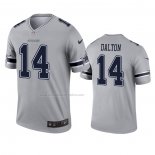 Camiseta NFL Legend Dallas Cowboys Andy Dalton Inverted Gris