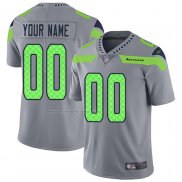 Camiseta NFL Legend Seattle Seahawks Personalizada Gris