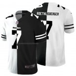 Camiseta NFL Limited Pittsburgh Steelers Roethlisberger White Black Split