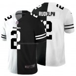 Camiseta NFL Limited Pittsburgh Steelers Rudolph White Black Split