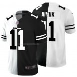 Camiseta NFL Limited San Francisco 49ers Aiyuk White Black Split