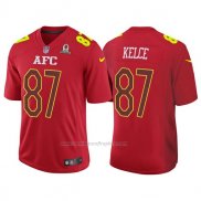 Camiseta NFL Pro Bowl AFC Kelce 2017 Rojo