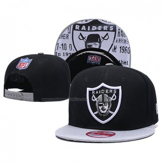 Gorra Las Vegas Raiders 9FIFTY Snapback Gris Negro