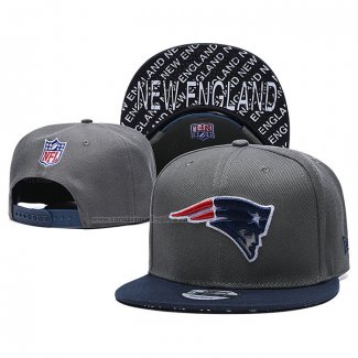 Gorra New England Patriots 9FIFTY Snapback Gris