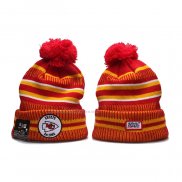 Gorro Beanie Kansas City Chiefs 100th Rojo Amarillo