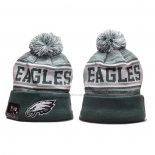 Gorro Beanie Philadelphia Eagles Blanco Verde2