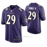 Camiseta NFL Game Baltimore Ravens Earl Thomas III Violeta