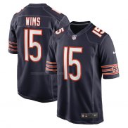 Camiseta NFL Game Chicago Bears Javon Wims 15 Azul