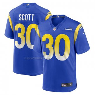 Camiseta NFL Game Los Angeles Rams Boston Scott Azul