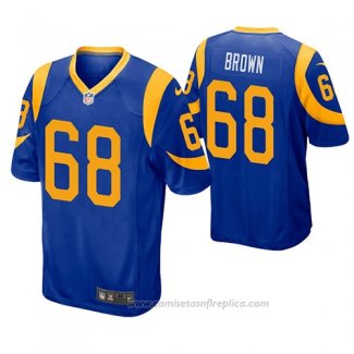 Camiseta NFL Game Los Angeles Rams Jamon Brown Azul Amarillo