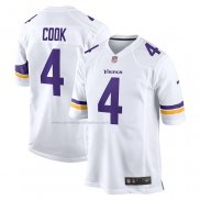 Camiseta NFL Game Minnesota Vikings Dalvin Cook 4 Blanco