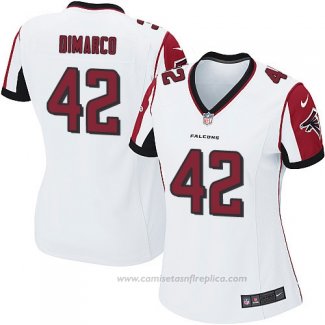 Camiseta NFL Game Mujer Atlanta Falcons Dimarco Blanco