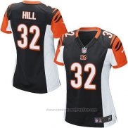 Camiseta NFL Game Mujer Cincinnati Bengals Hill Negro