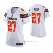 Camiseta NFL Game Mujer Cleveland Browns Kareem Hunt Blanco