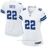 Camiseta NFL Game Mujer Dallas Cowboys Smith Blanco