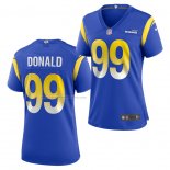 Camiseta NFL Game Mujer Los Angela Rams Aaron Donald Azul