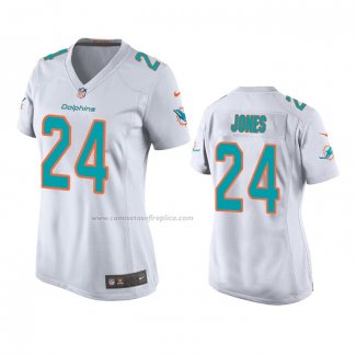 Camiseta NFL Game Mujer Miami Dolphins Byron Jones Blanco