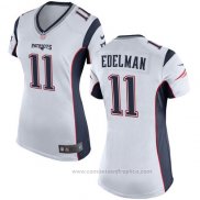 Camiseta NFL Game Mujer New England Patriots Edelman Blanco