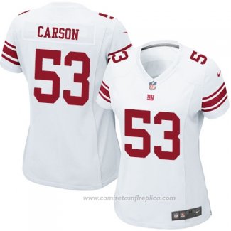 Camiseta NFL Game Mujer New York Giants Carson Blanco