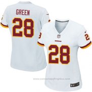 Camiseta NFL Game Mujer Washington Redskins Green Blanco